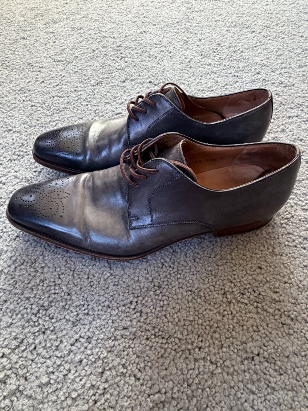 Magnanni Gerardo Medallion Toe Derby / Oxfords - Made in Spain - Sz. 10 1/2 -EUC